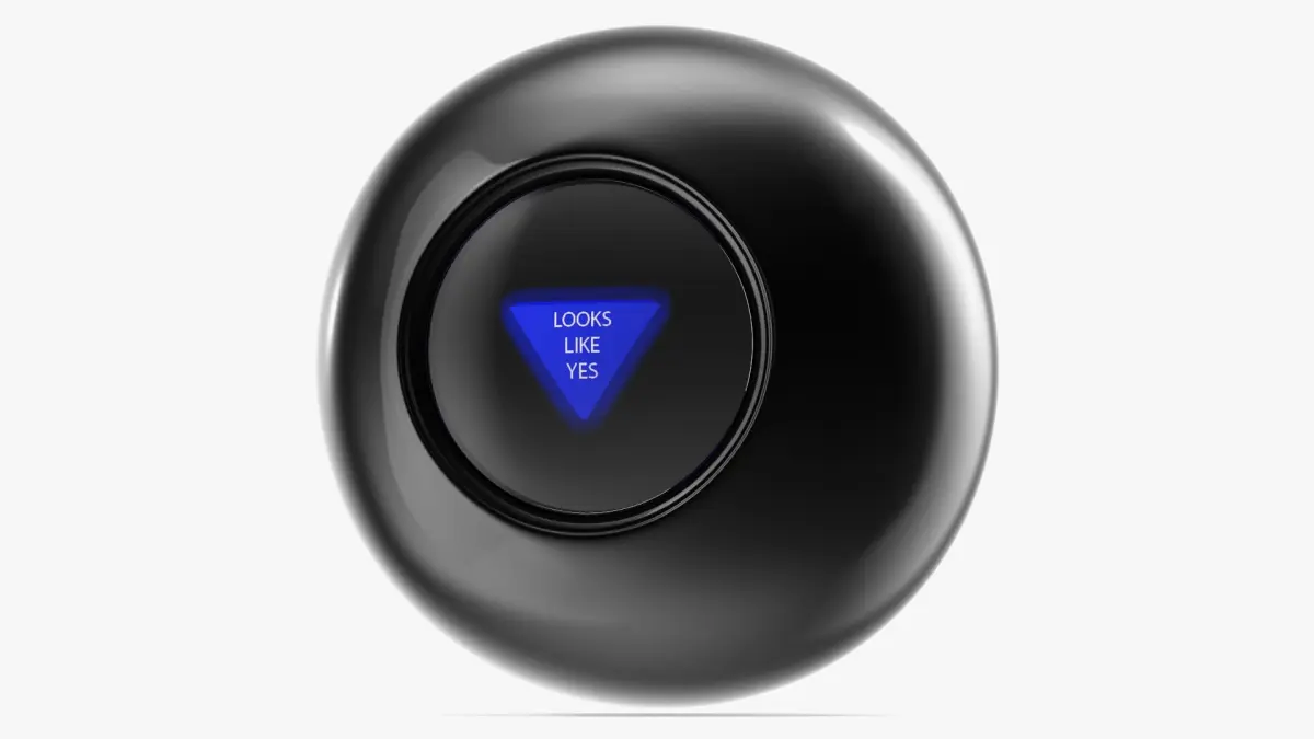 Magic 8 Ball Yes Answer 3D model