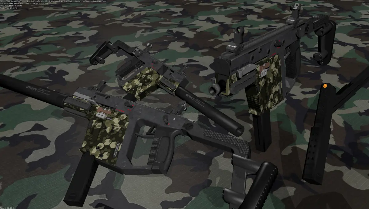 Kriss Vector SMG 3D model