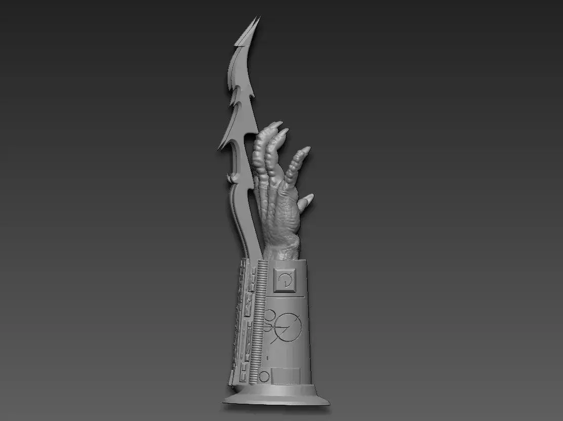 The hand of the predator 3D print model