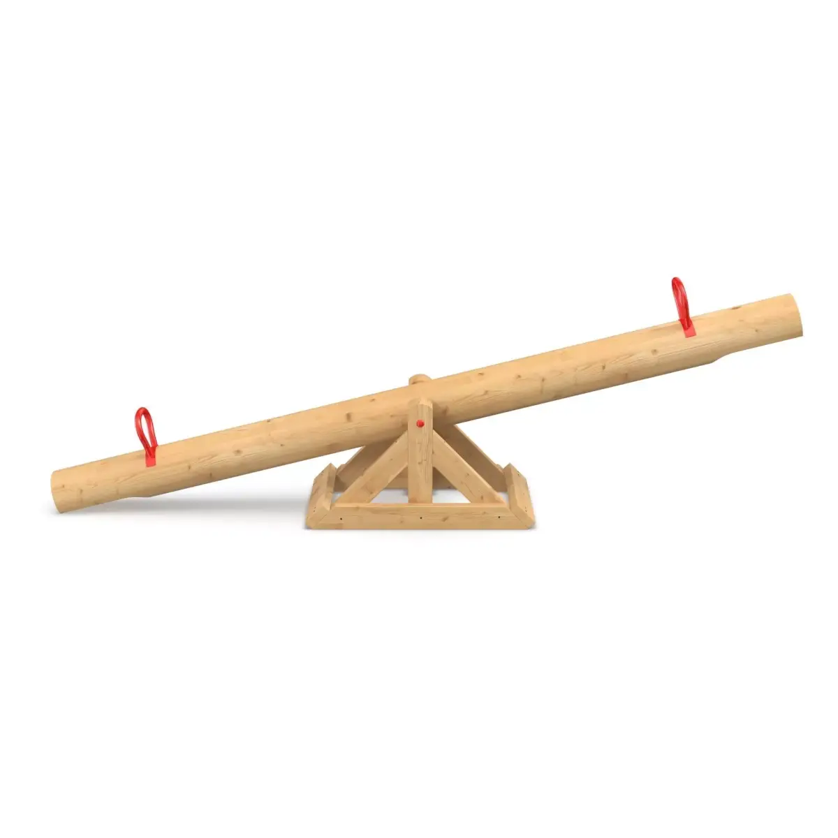 Teeterboard wooden cannon 3D model
