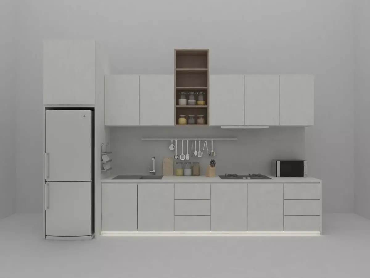 kitchen cabinet Free 3D model shop