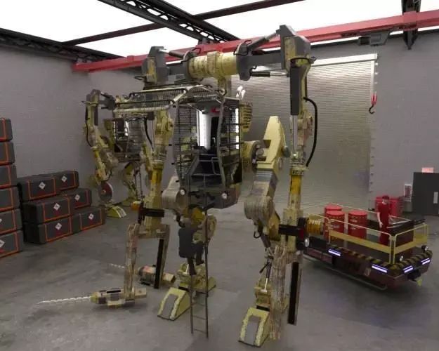 Utility Mech 0001 3D model