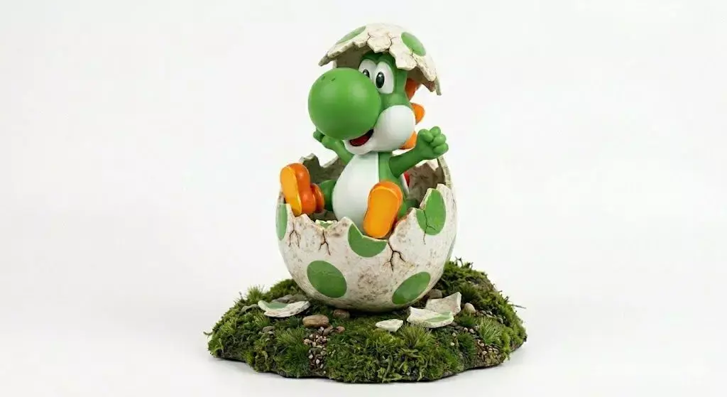 Cute Dinosaur Hatchling Egg Statue 90mm Printable STL 3D print model