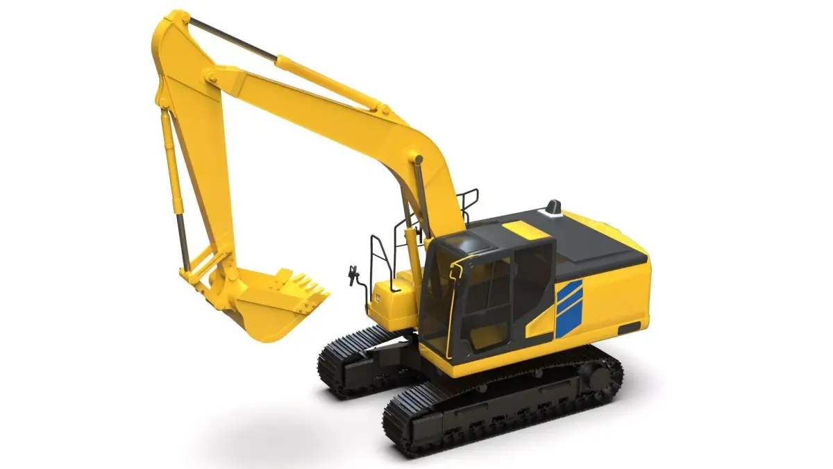 PC200-11 Hydraulic Crawler Excavator 3D model
