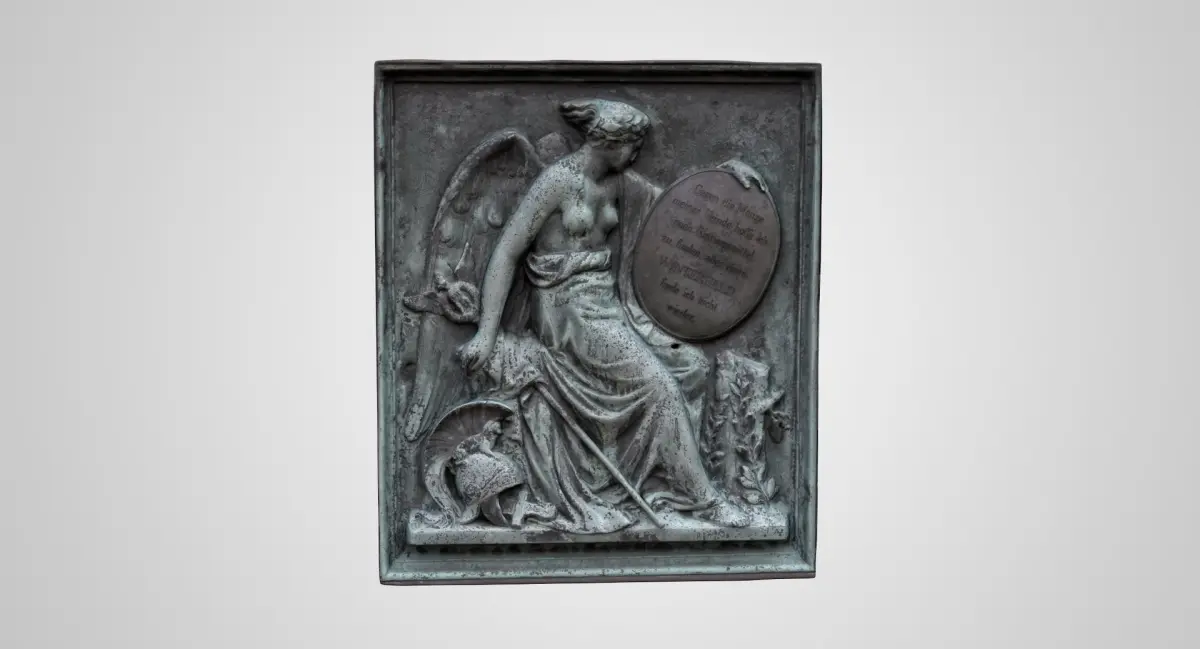 High Relief Angel with Sword 3D model