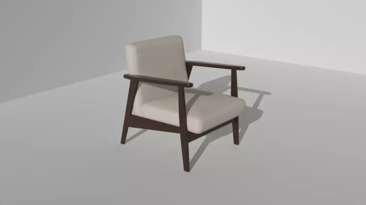 Armchair Free 3D model 10