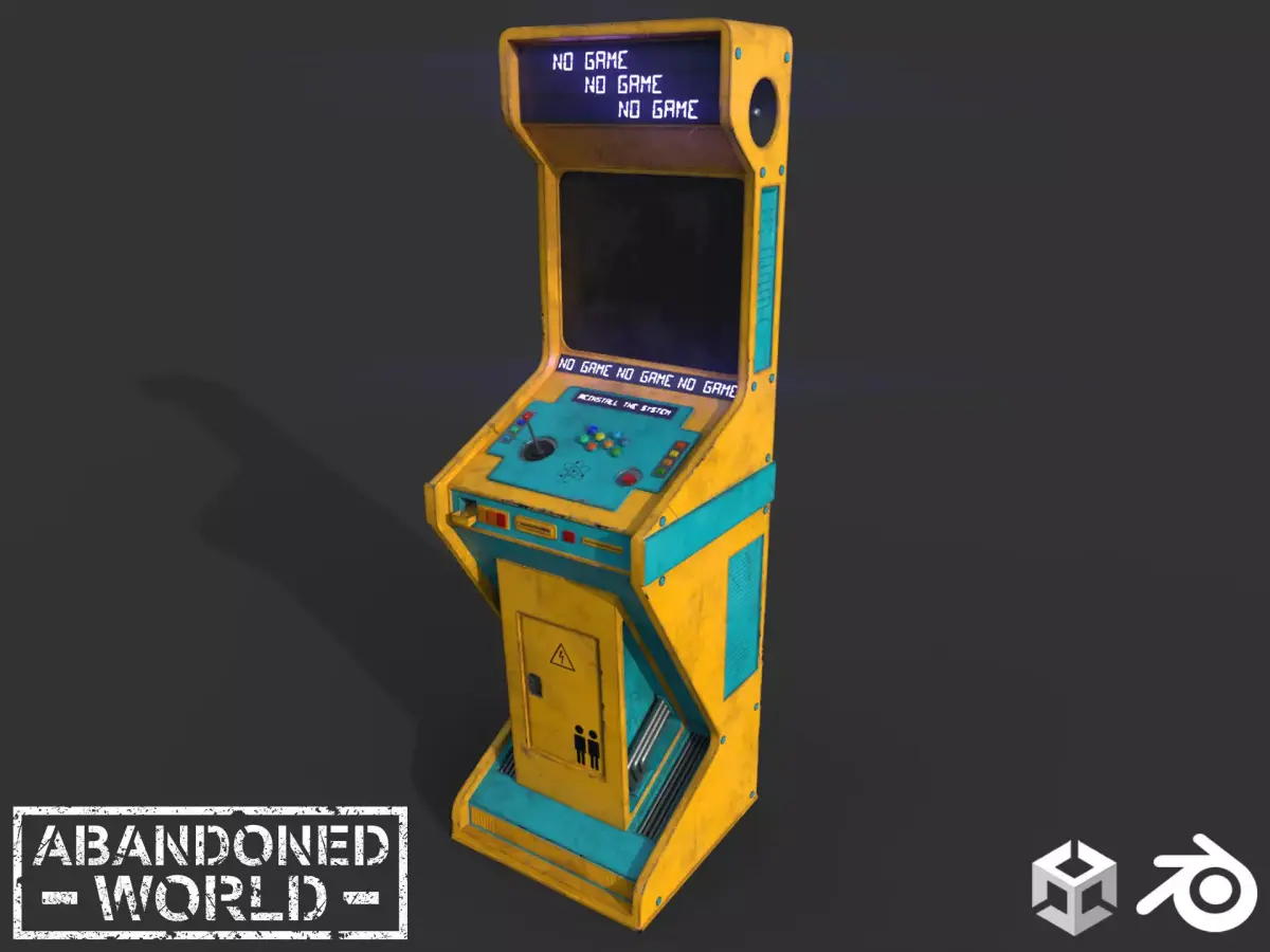 Game Machine Low-poly 3D model