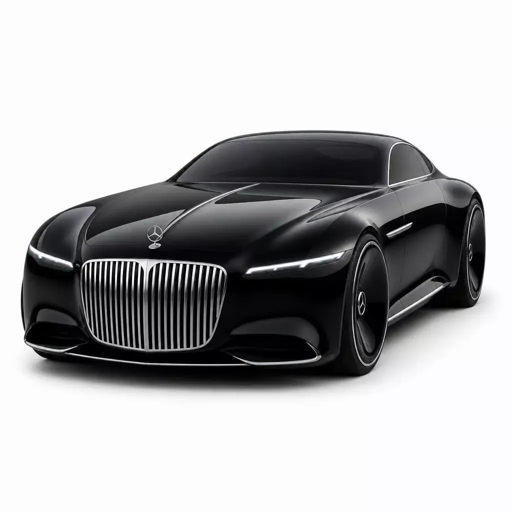 Futuristic Mercedes-Benz Luxury Coupe Concept 3D model