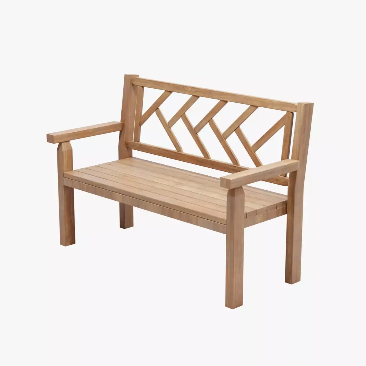 Tahawus Wooden Garden Bench 3D model