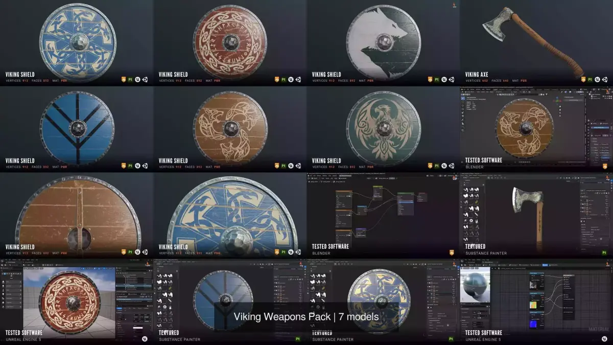 Viking Weapons Pack