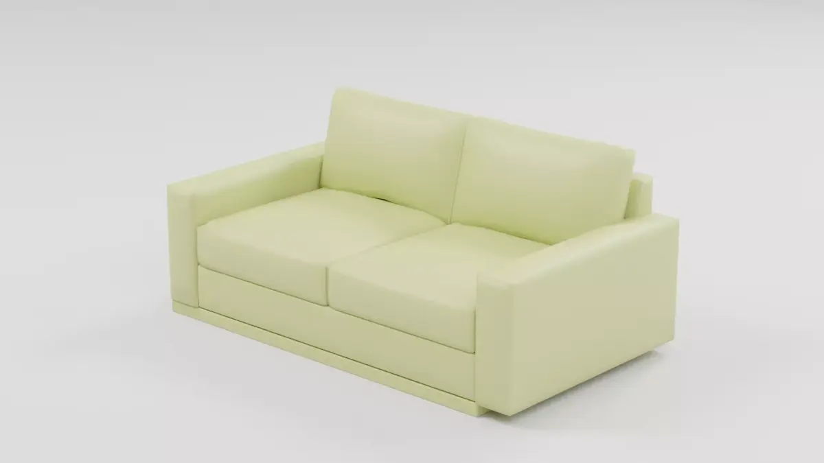 Modern Sectional Sofa with Chaise Lounge - Sample File 3D model