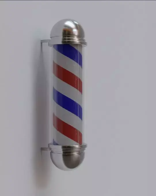 barber pole  3D model