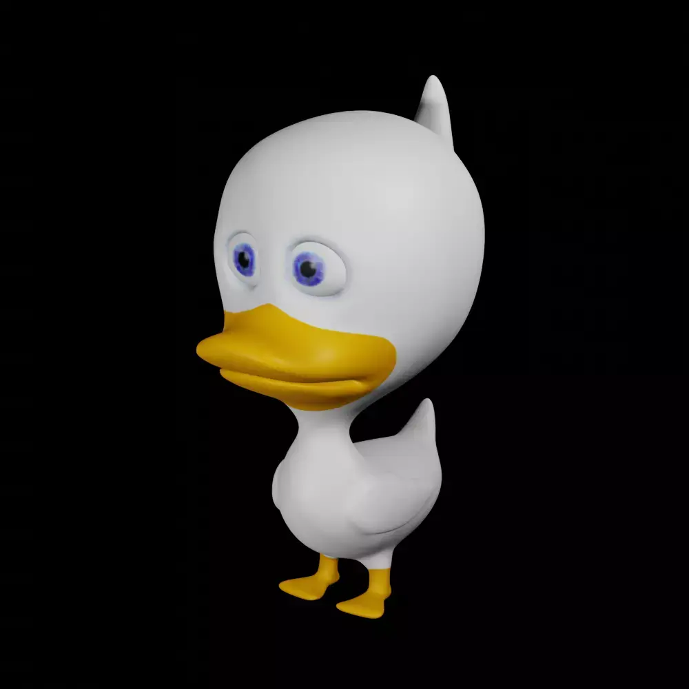 Duckling Free 3D model purchase