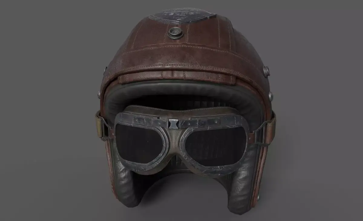 HELMET Low-poly 3D model 14