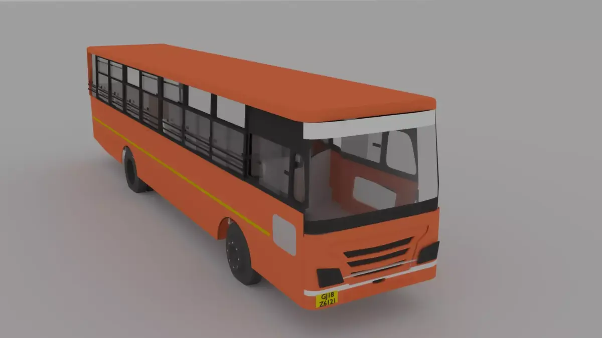 The Bus 3D model buy