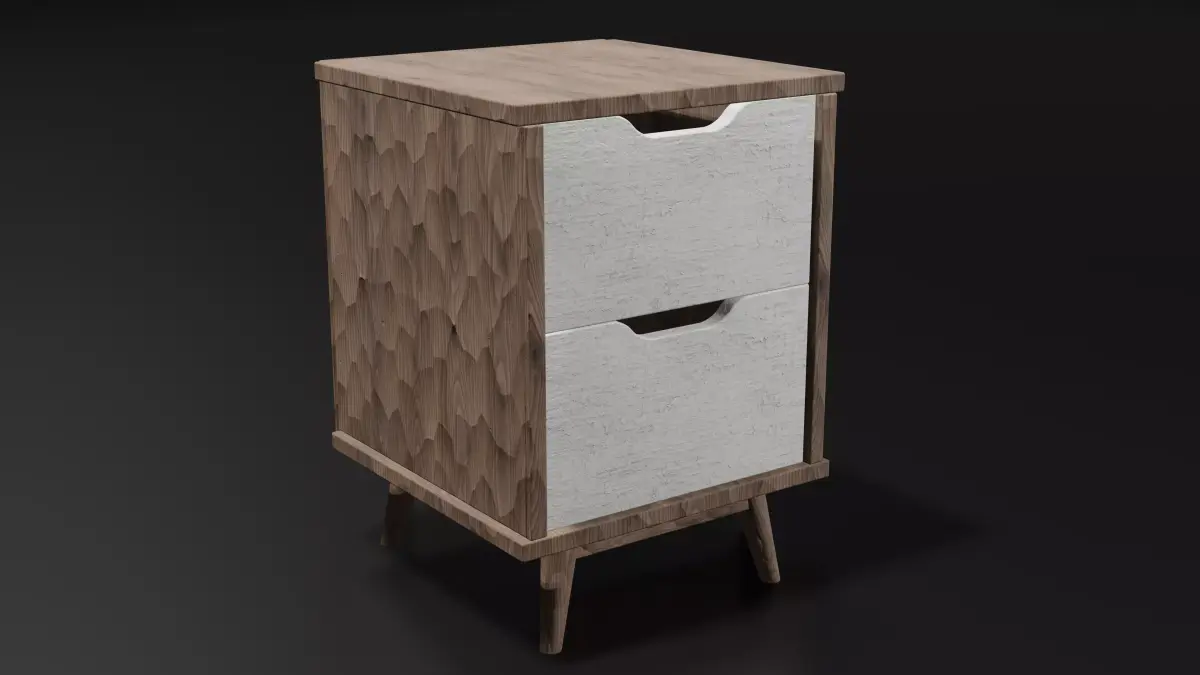 Small Bedside Free 3D model