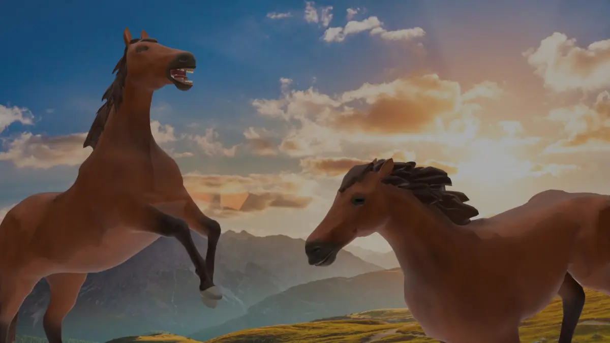 Realistic and Cheap Horse Model 3D model