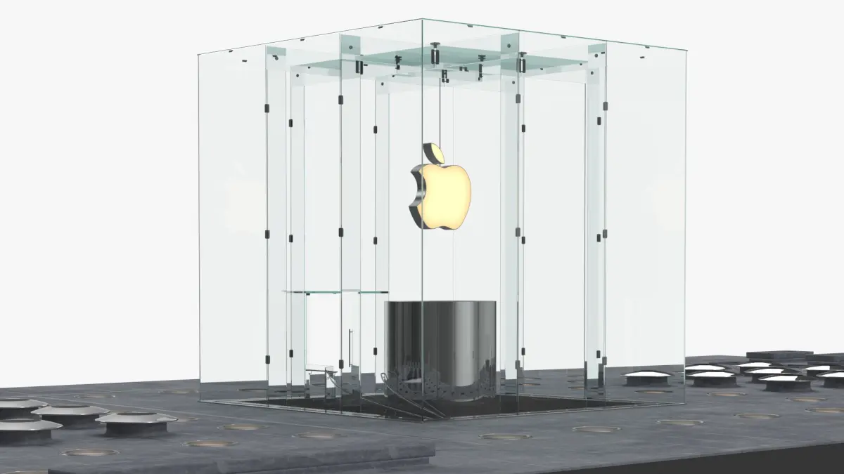 Apple Store Fifth Avenue New York 3D model