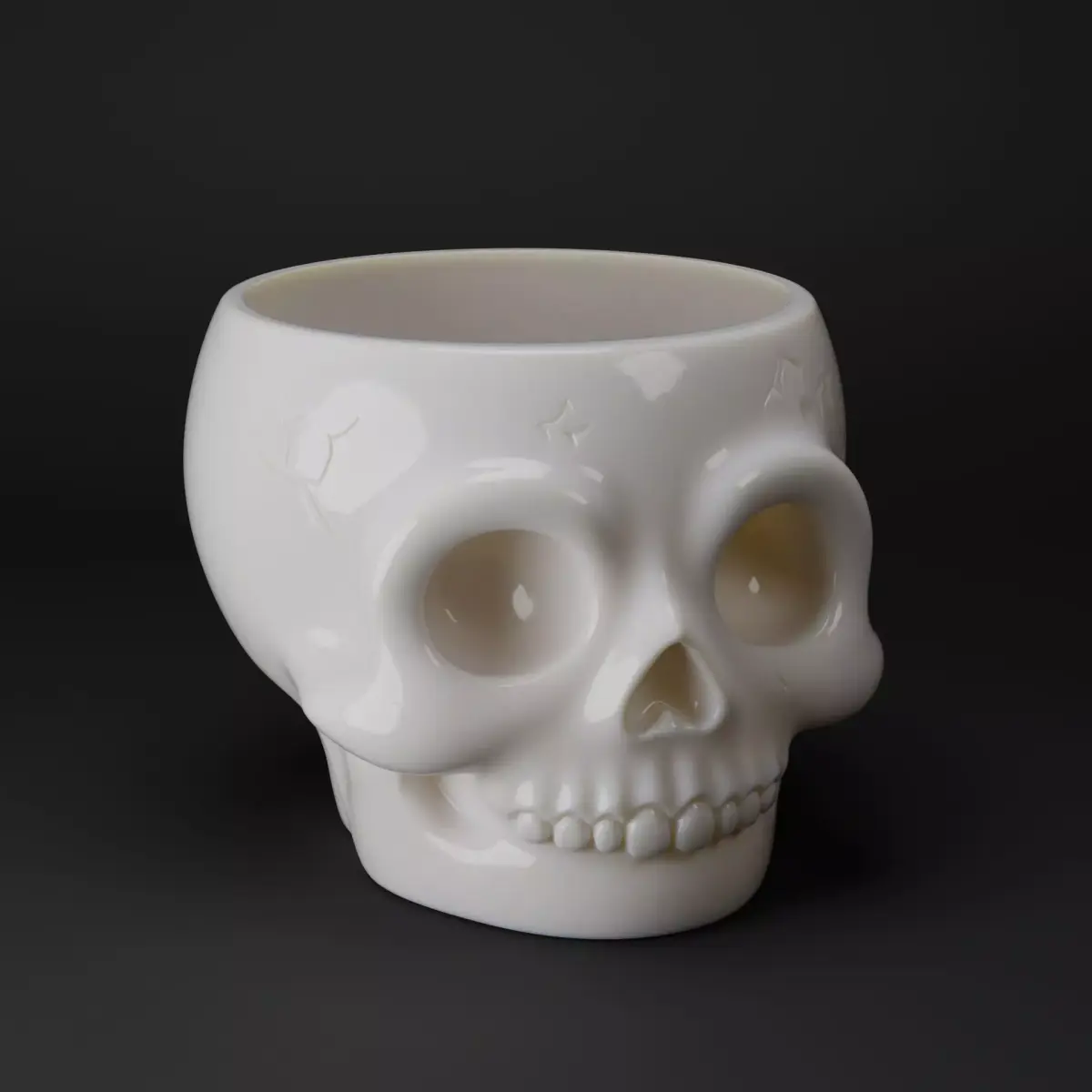Cute Skull Planter - Gothic Skull Plant Pot 3D print model