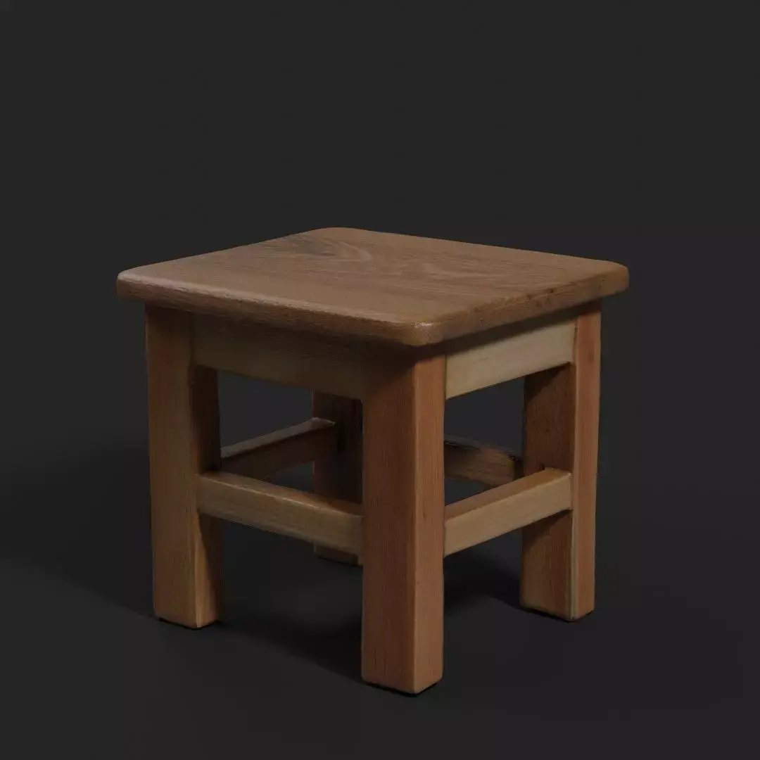 Small Bench 002 3D model