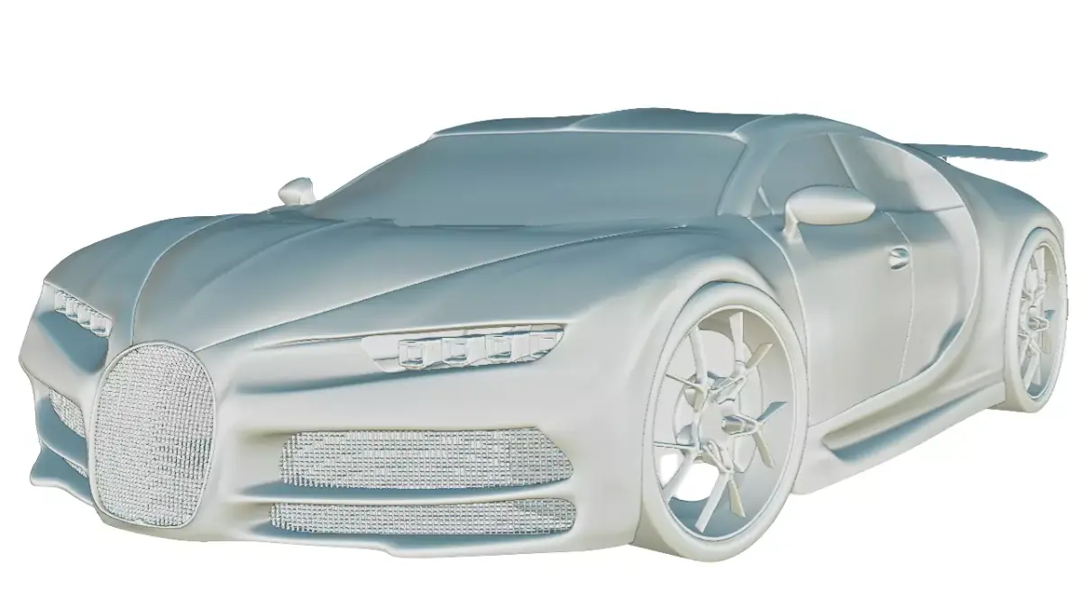 Luxury Super Sports Car 3D Model Low-poly 3D model
