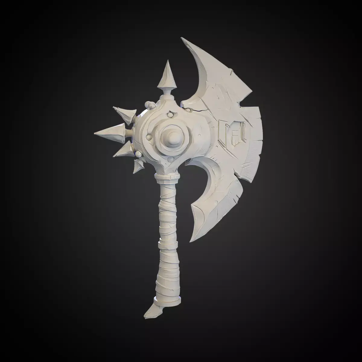 Stylized Axe 17 3D model