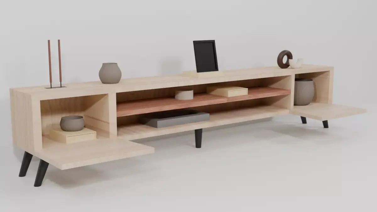 TV Stand 3d Model Free 3D model