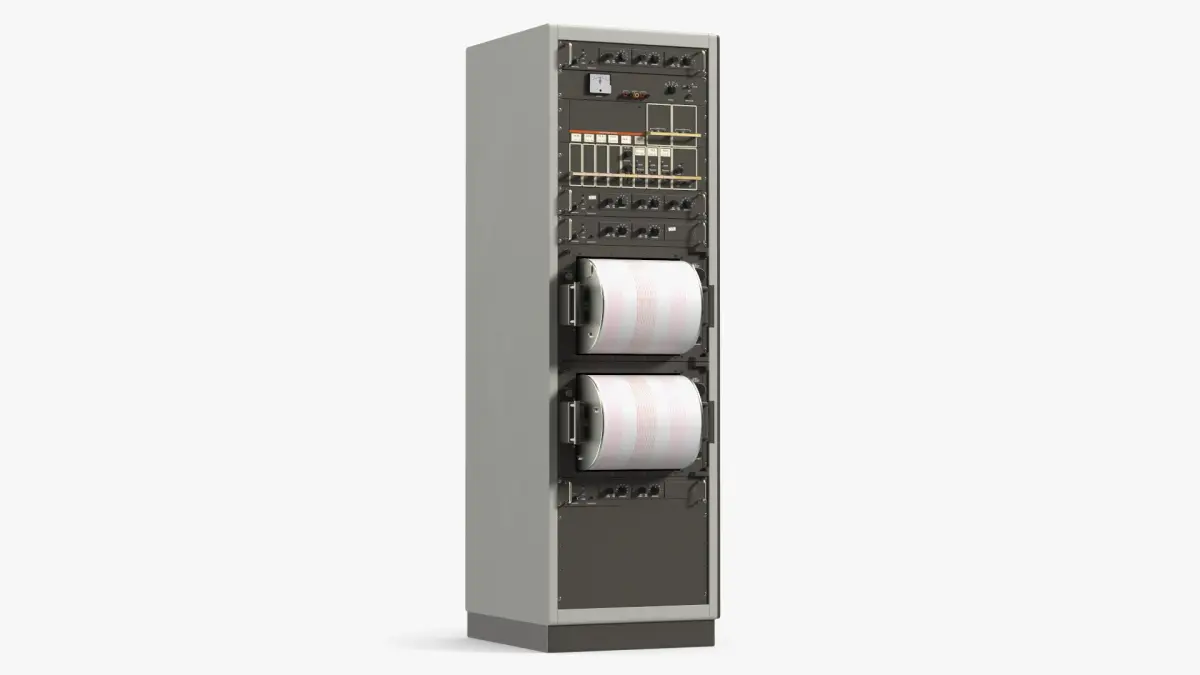 Seismograph Machine 3D model