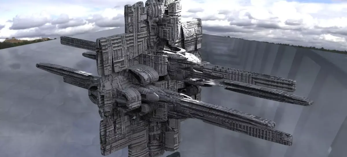 Space station 4  3D model