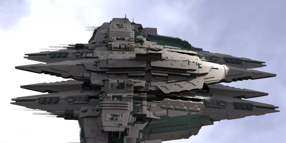 District 10 Mothership Tower 16  3D model