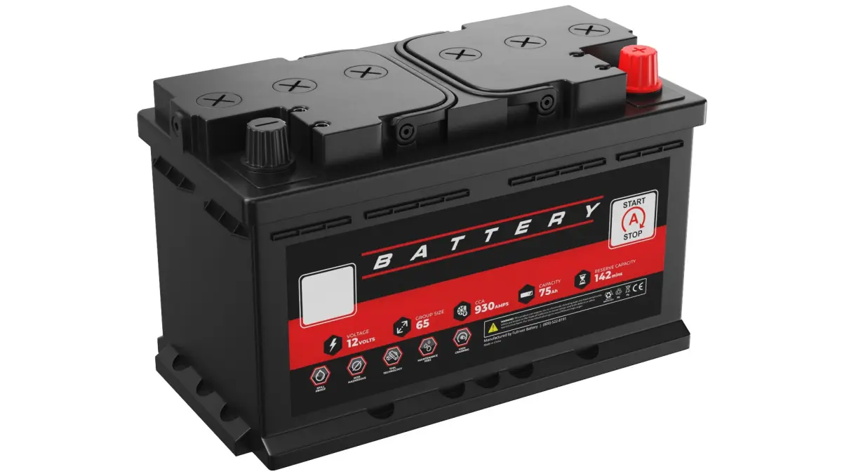 Detailed Car Battery 3D model