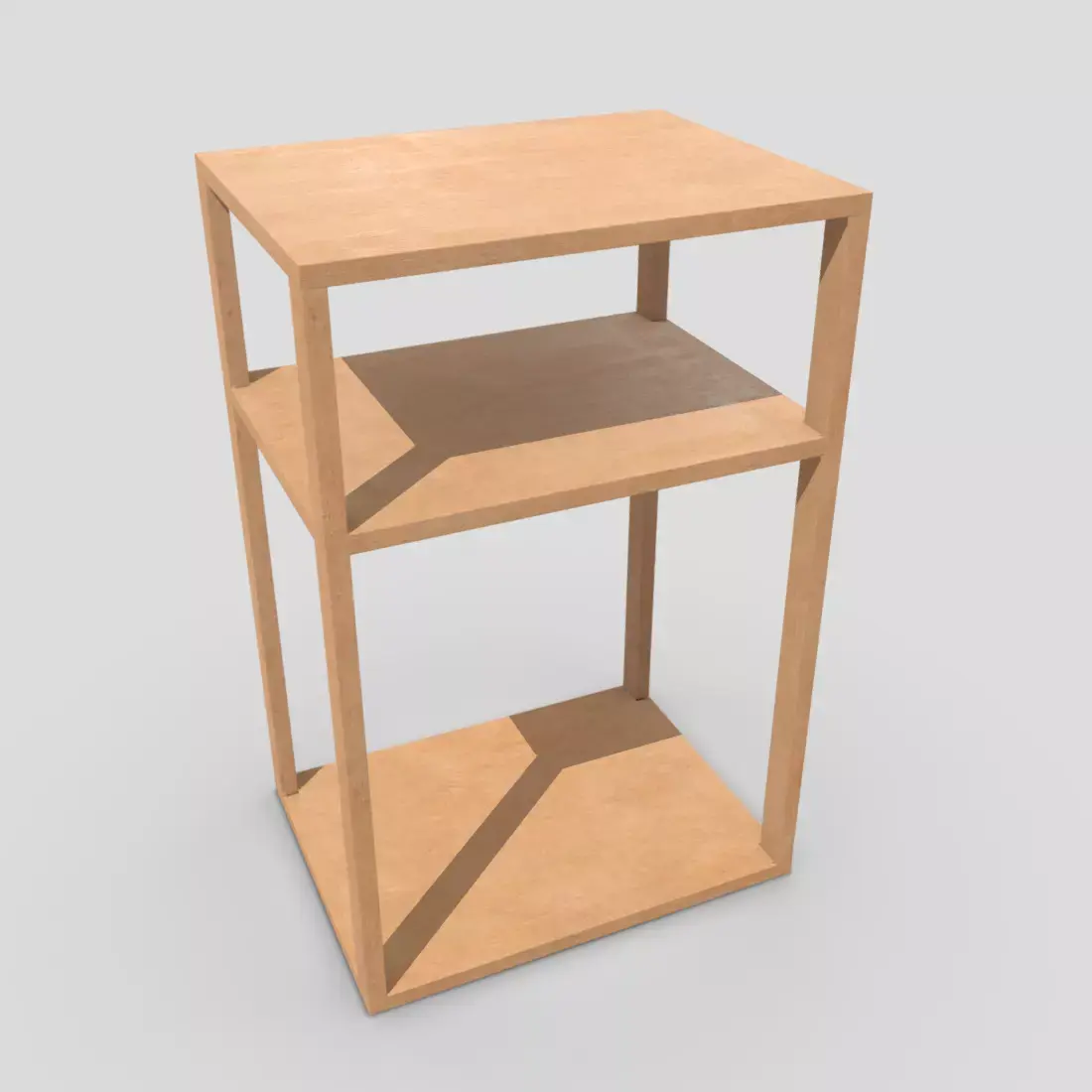 CC0 - Shelf 3 Free low-poly 3D model purchase