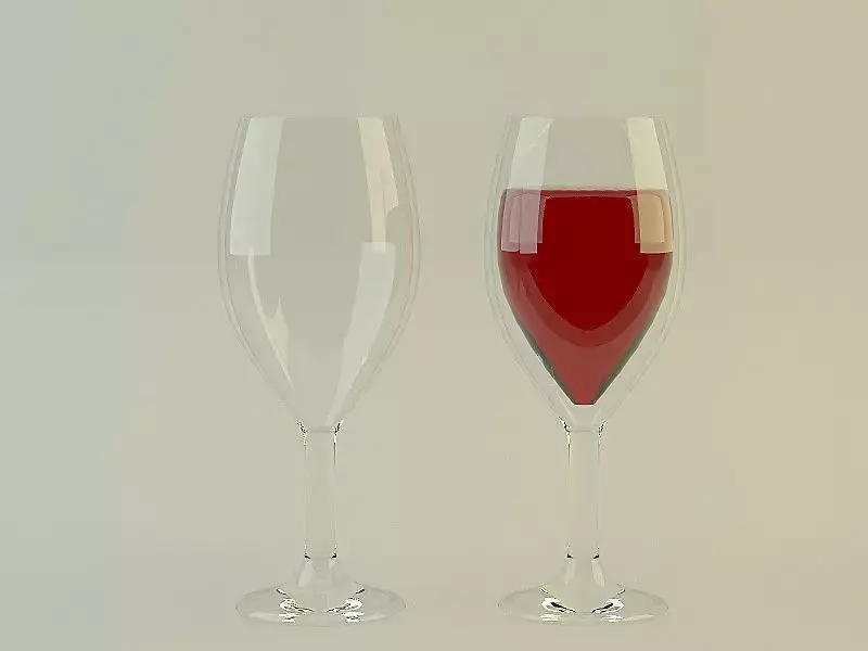 Wine glasses Free 3D model