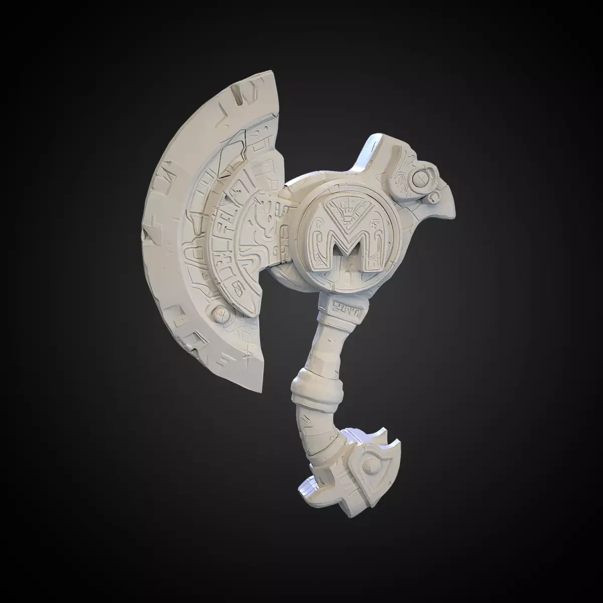 Stylized Axe 07 3D model