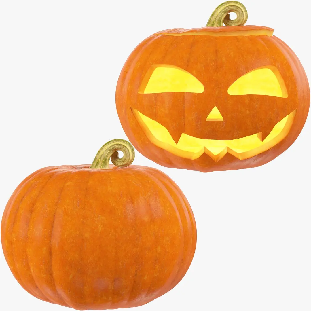 Halloween Pumpkins Collection V3 3D model