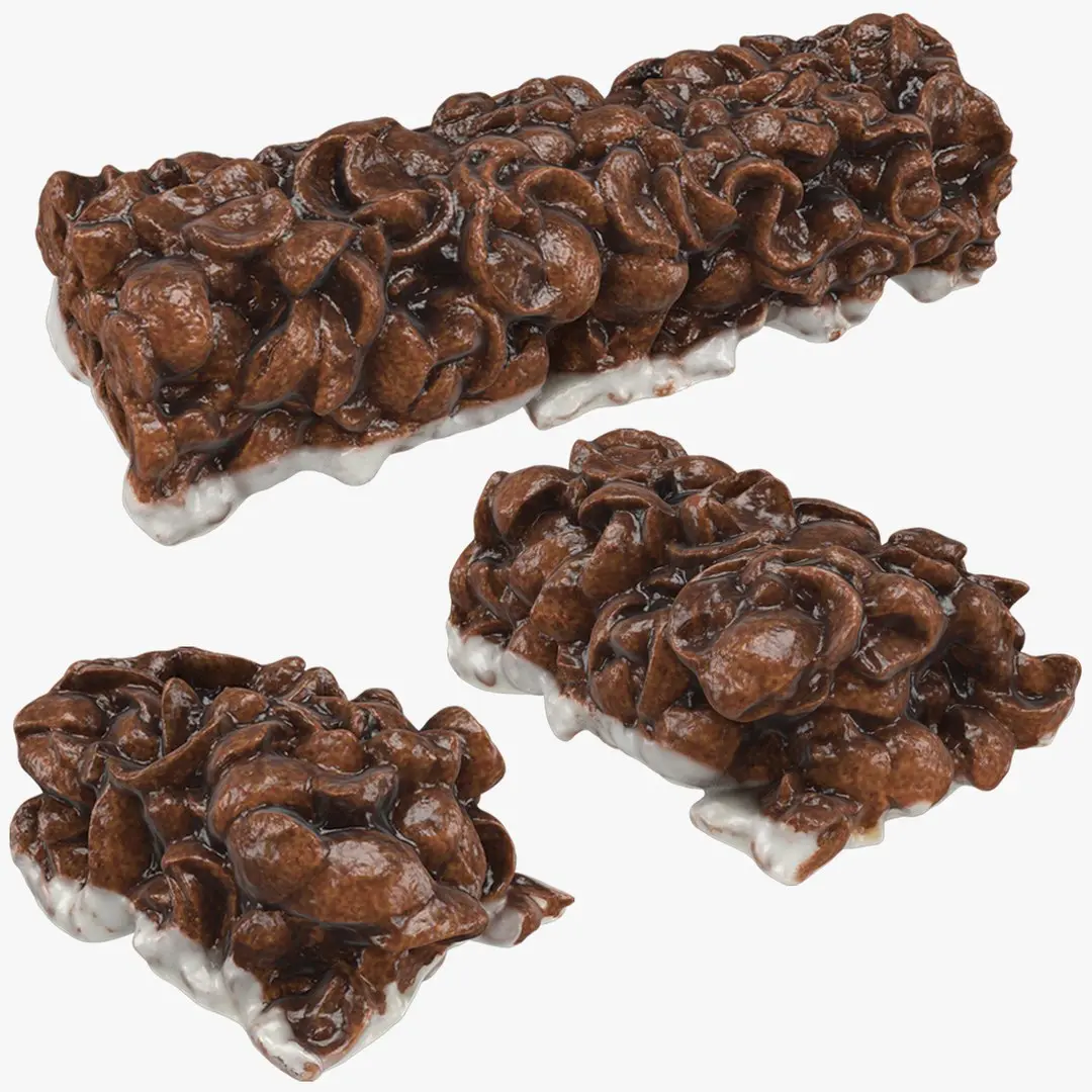 Koko Krunch Cereal Bar Set 3D model