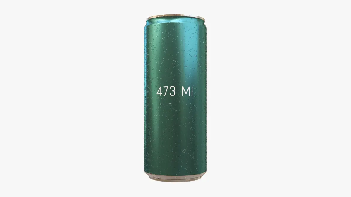 Can 473ml Drop 3D model