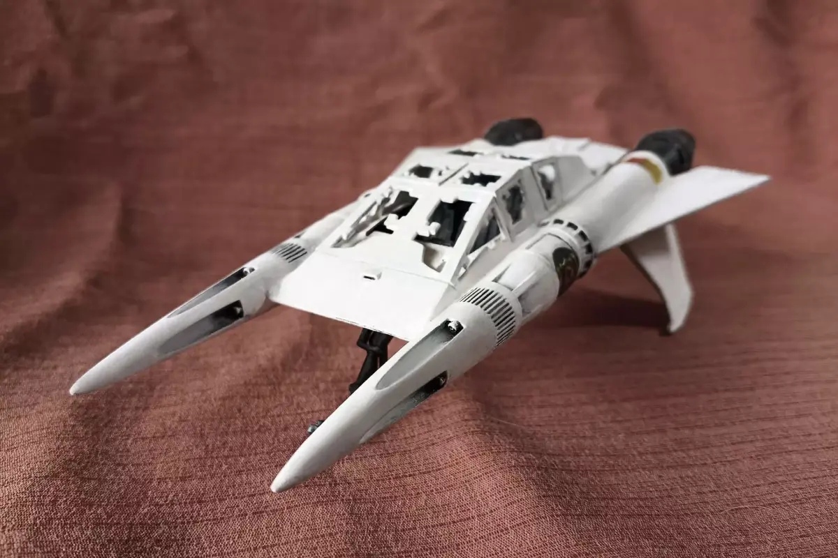 Buck Rogers Quadfighter 3D print model