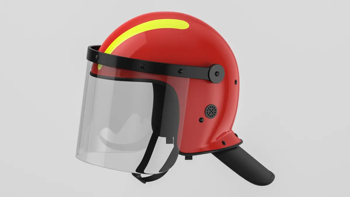 Fire Helmet 01 3D model