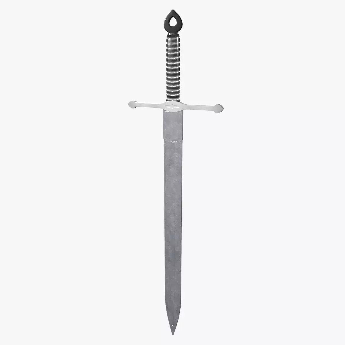 Medieval sword 3D model 14