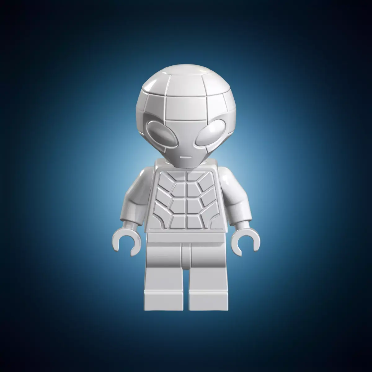 LEGO Alien Figurine 3D Print Model 3D print model