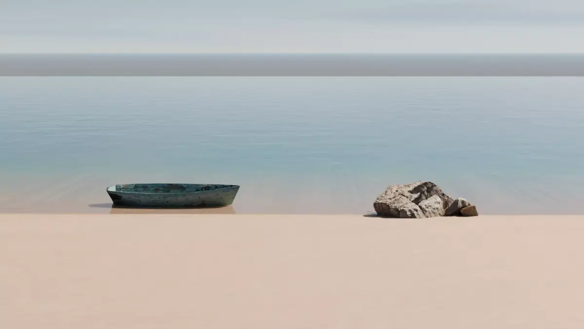 Sand Beach Free 3D model