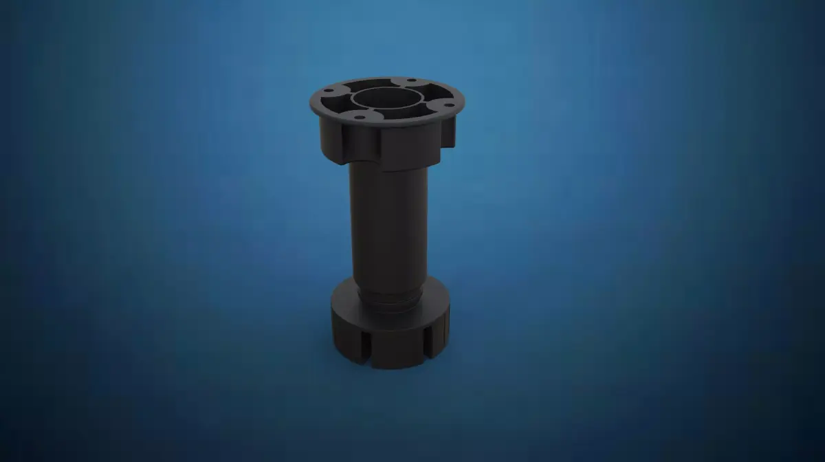 Furniture Leg with high shock resistance Free 3D model