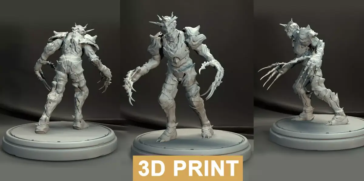Krux - Creature 3D Print Character  ZTL OBJ STL 3D print model