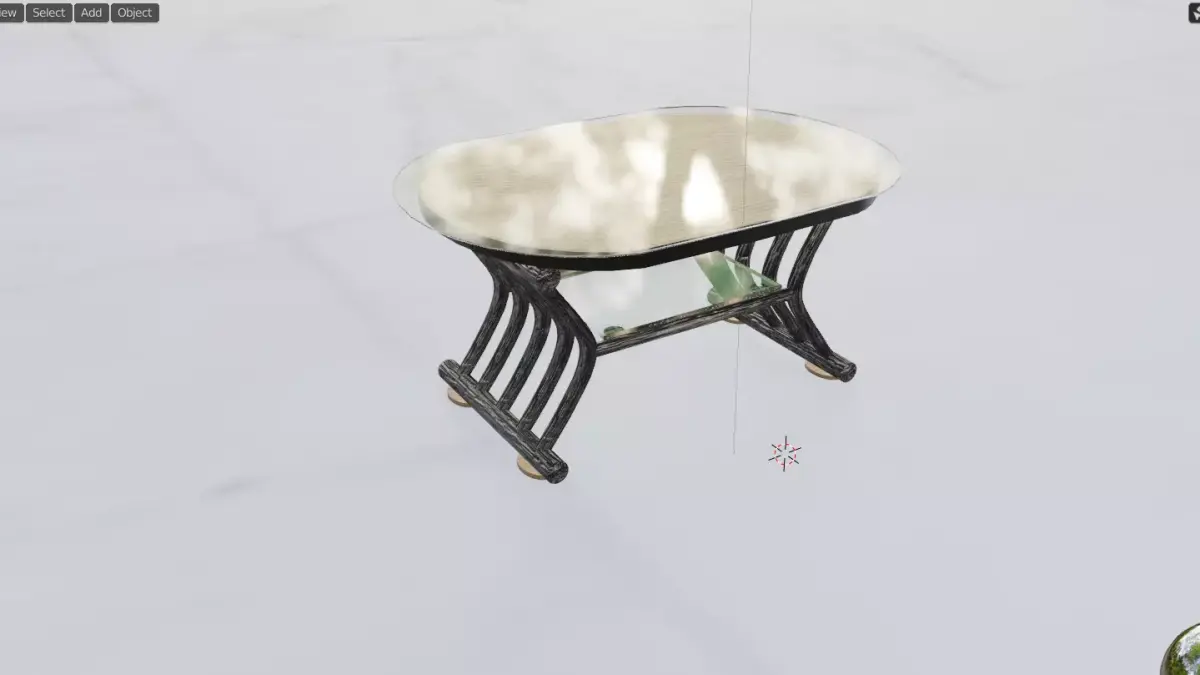 Coffee Table Free low-poly 3D model shop