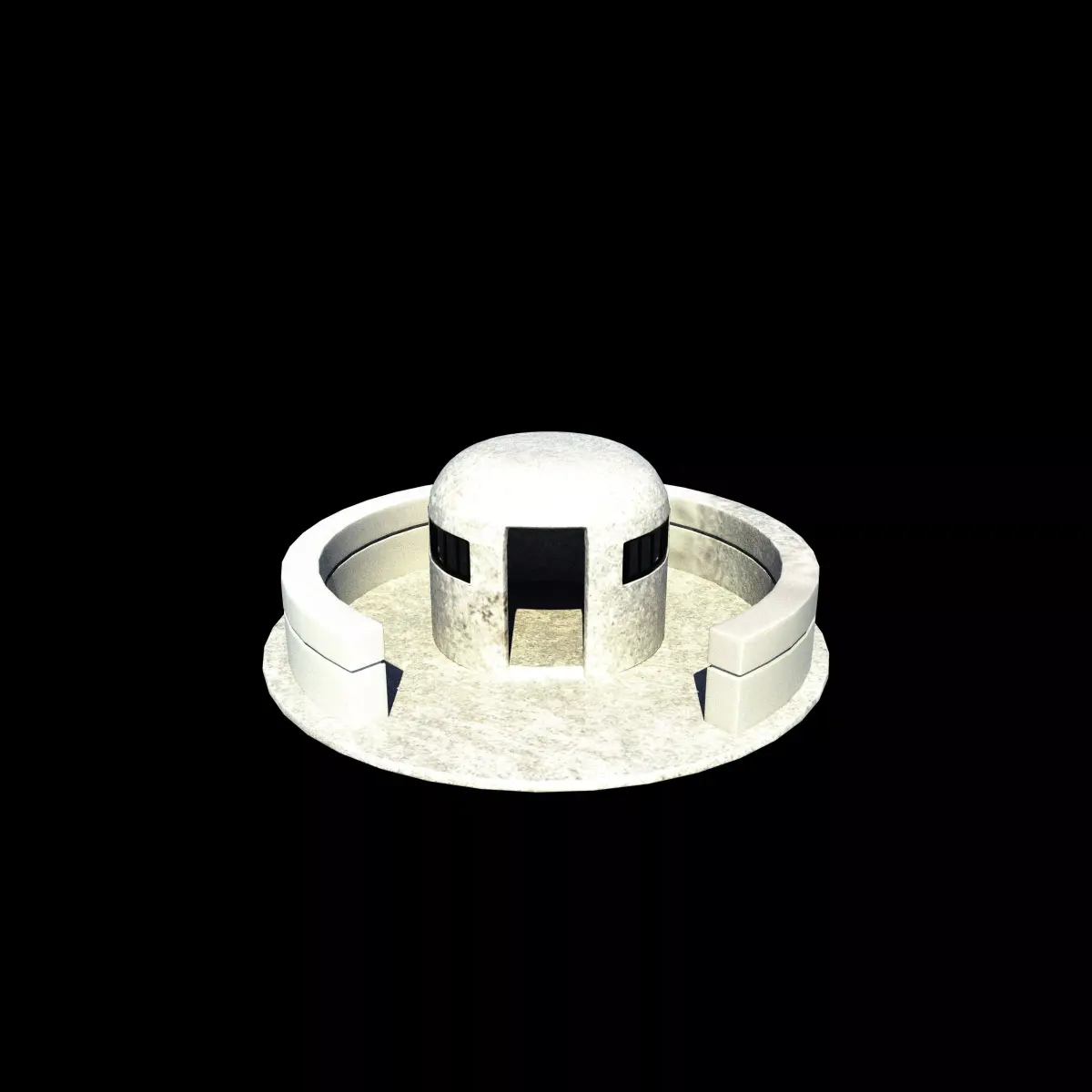 Military Bunker 3D model purchase