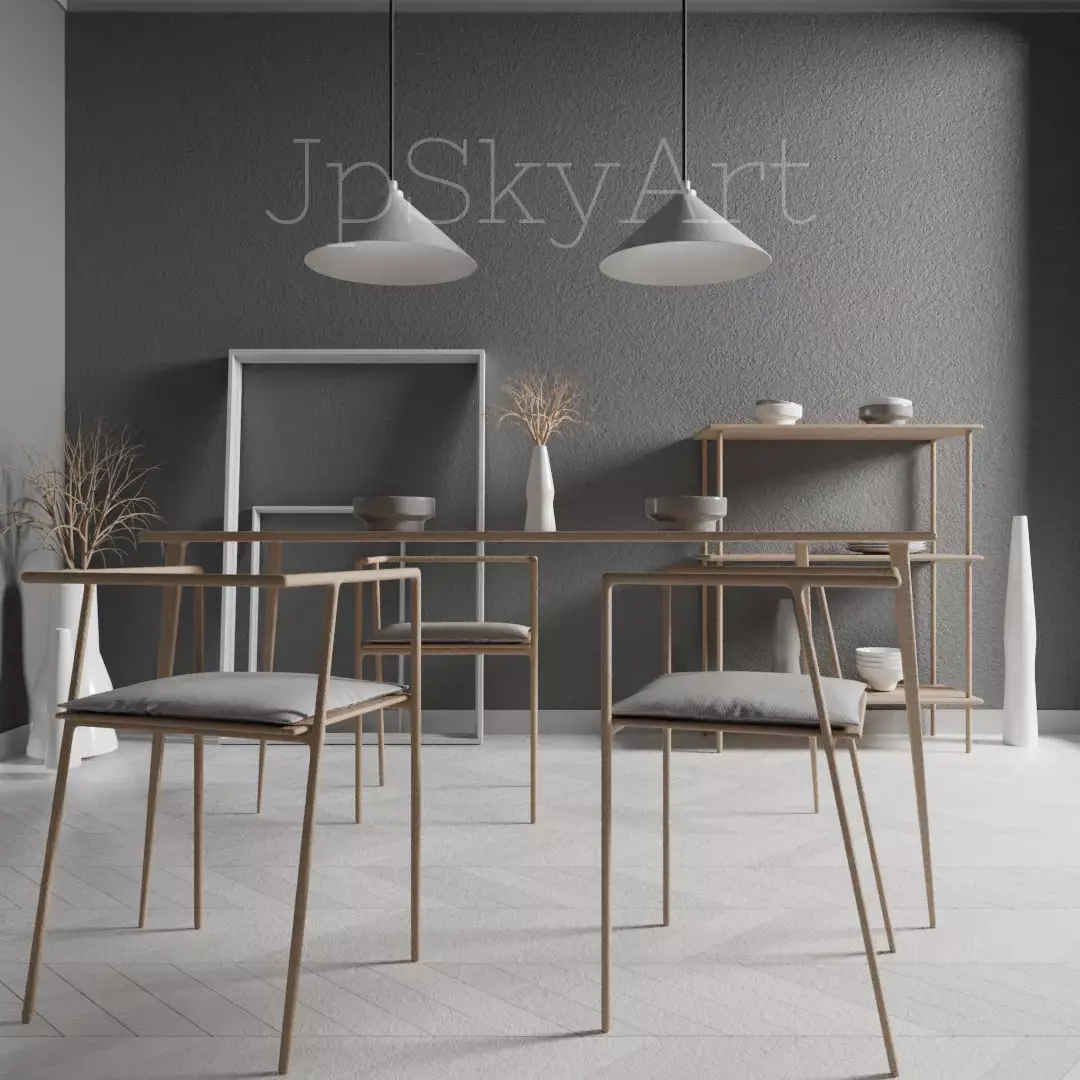 Dining Room Free 3D model