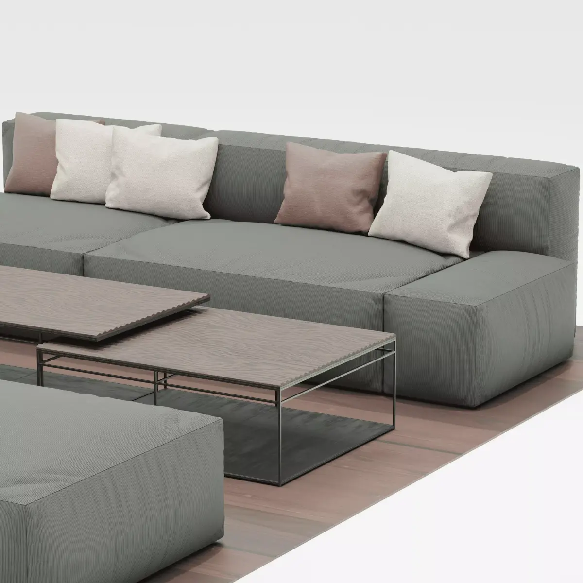 Sofa Set 3 3D model