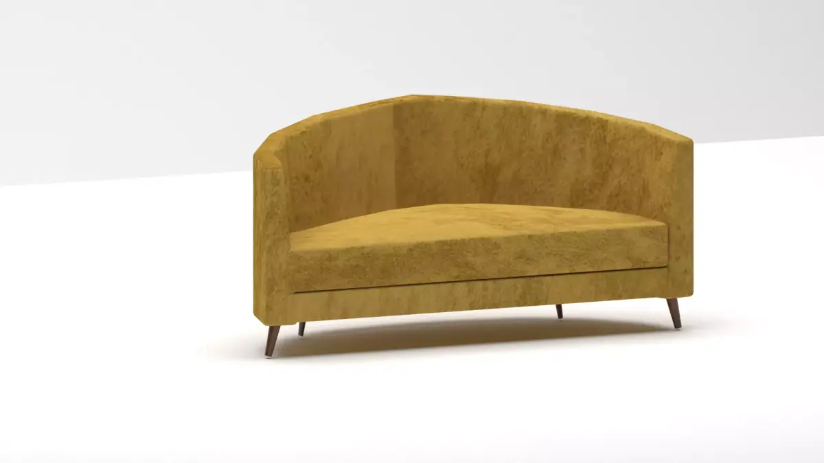 Modern Corner Sofa Chair Free 3D model