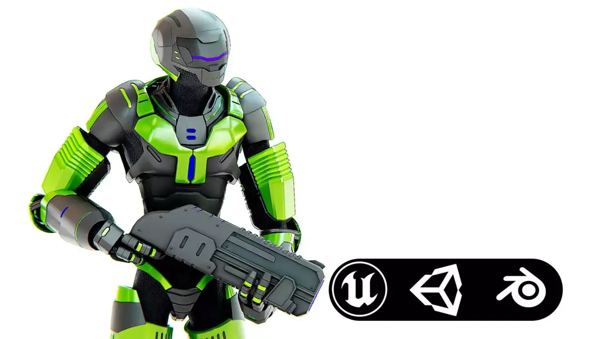 ALIEN TROOPER ZHORG  Rigged for Unreal Engine - Unity - MIXAMO 3D model